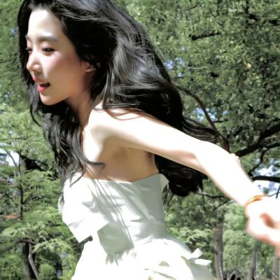 冬天的女子